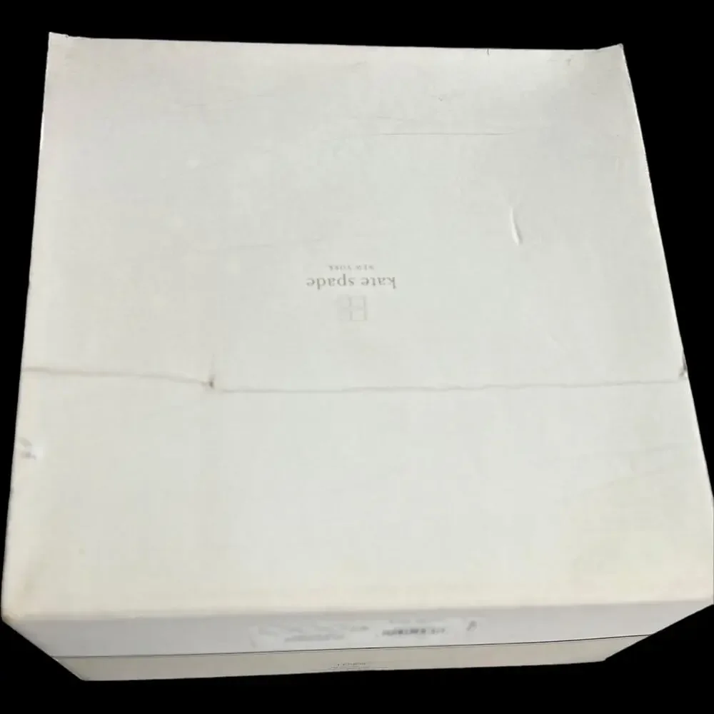 RARE NIB Kate Spade For Lenox  Noel Platinum 5 Piece Place Setting China Set